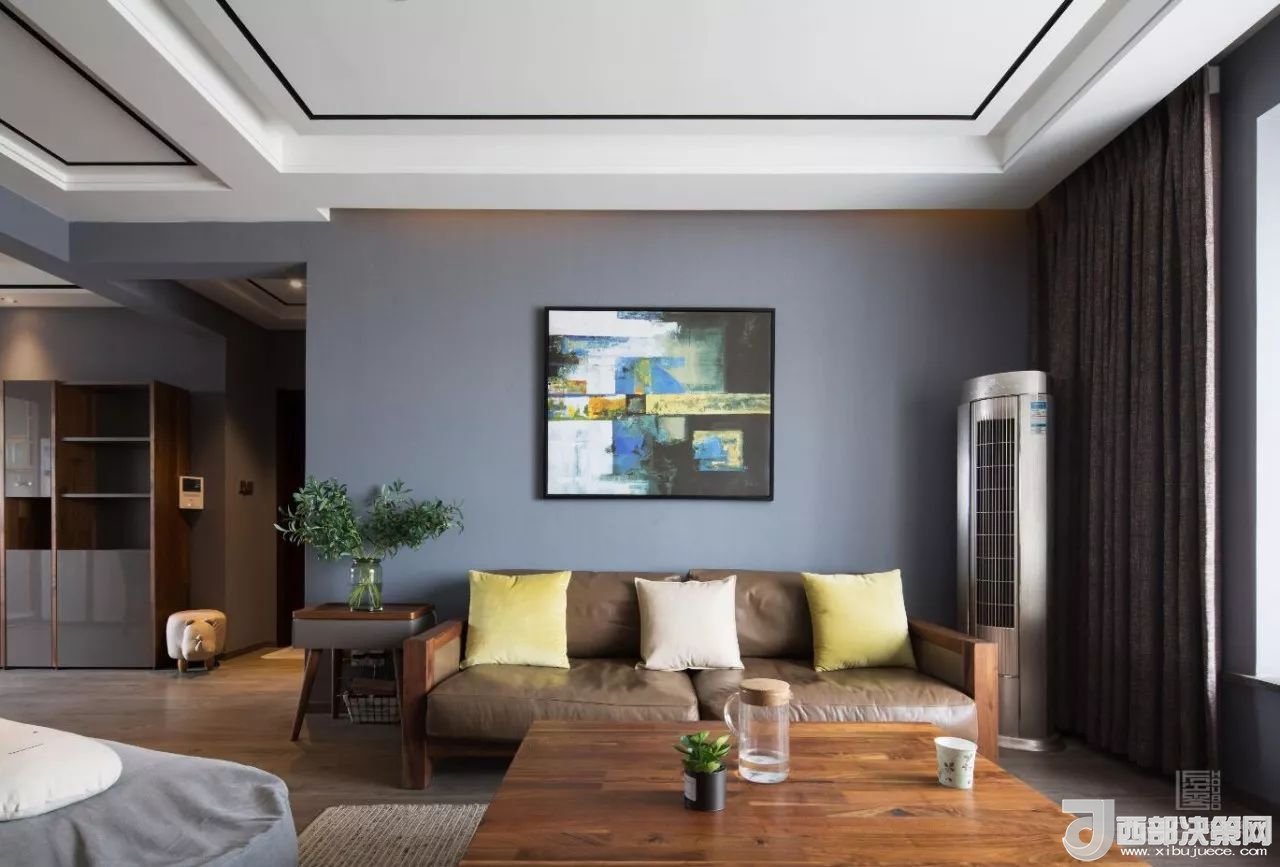 沙發(fā)背景墻選對(duì)裝飾畫(huà)，才能美了整個(gè)客廳空間！